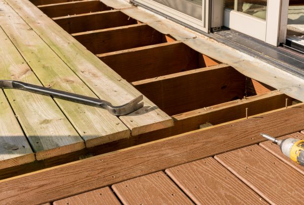 Old Deck Repair in Warren