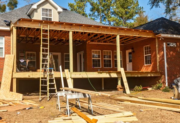 Sagging Deck Repair in Warren