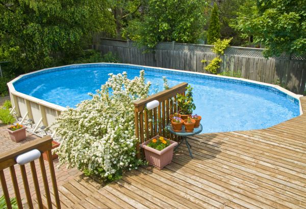 Pool Deck Installation in Warren