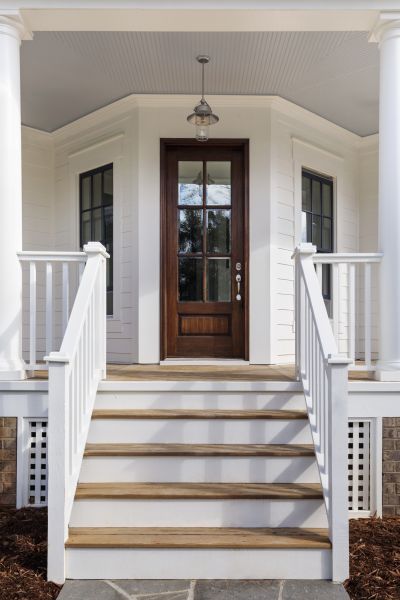 Stoop Railing Installation in Warren