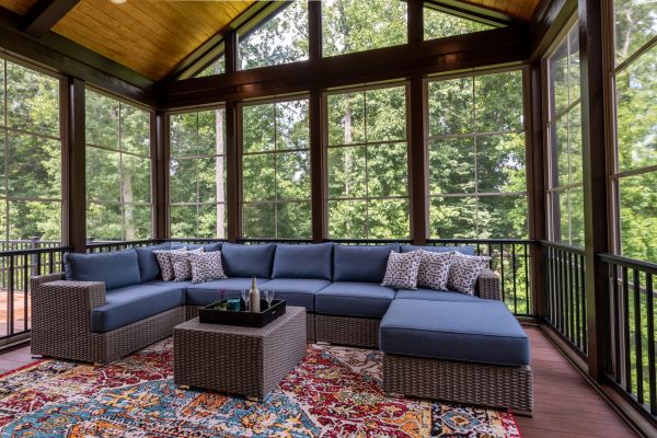 Enclosed Deck Installation in Warren