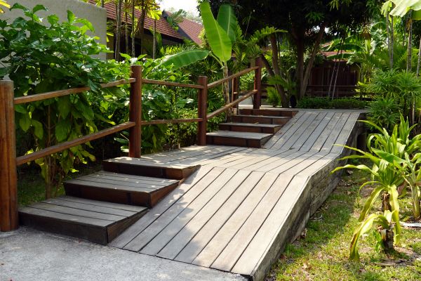 Wood Ramp Installation in Warren