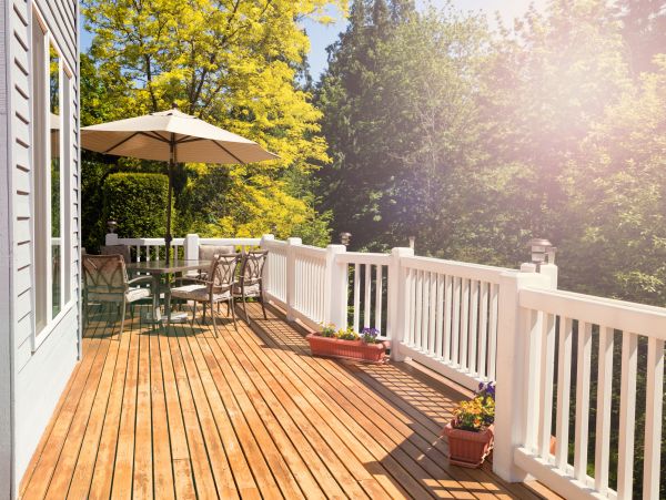 Cedar Deck Installation in Warren