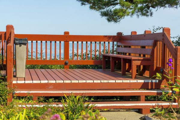 Redwood Deck Construction in Warren
